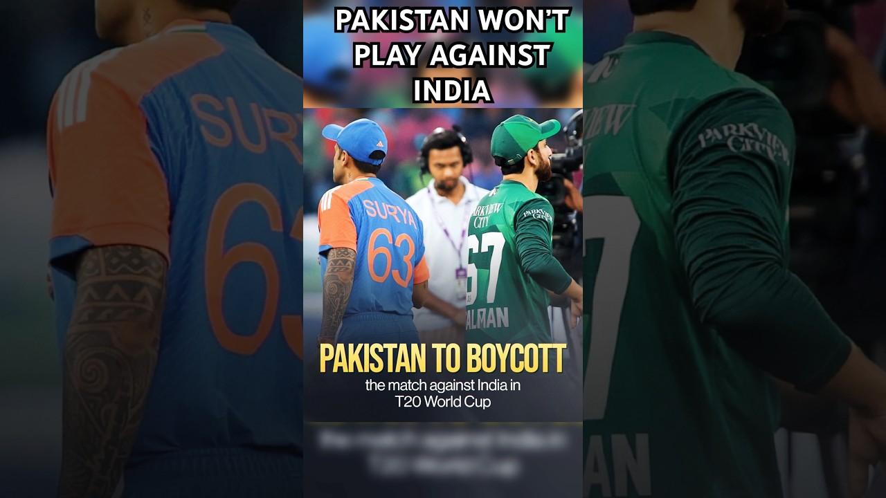 pakistan gibt das t20-wm-spiel gegen indien kampflos ab und sorgt für überraschung im cricket-turnier.